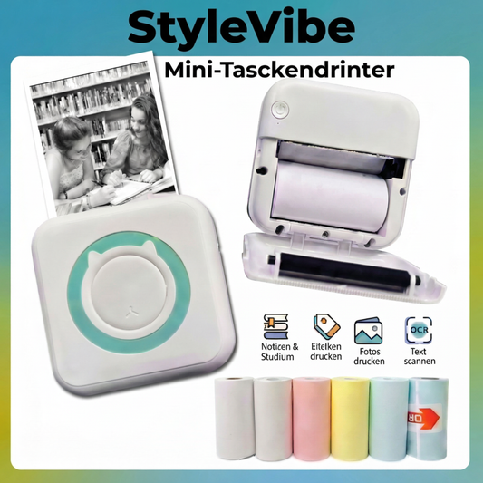 PrintGoTM Mini Tragbarer Drucker von StyleVibe